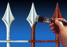 Покраска ржавого металла